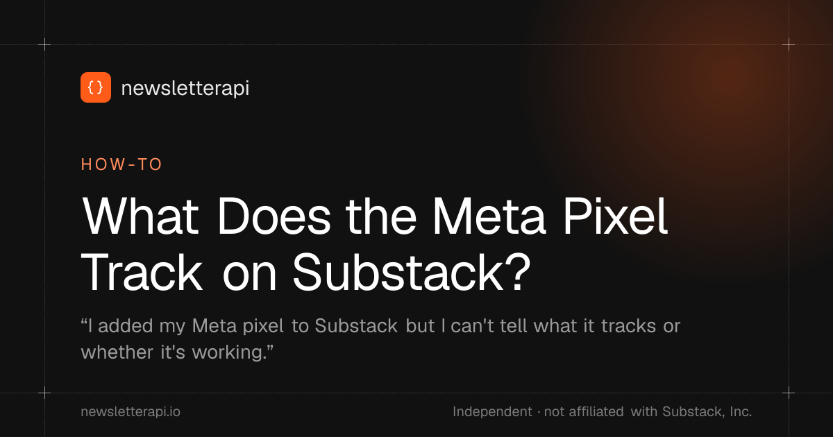 Cover image: What Does the Meta Pixel Track on Substack?