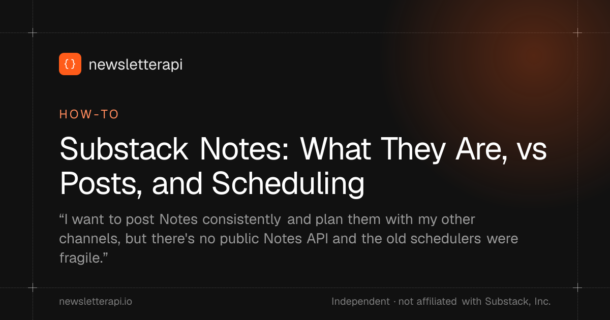 Cover image: Substack Notes: What They Are, vs Posts, and Scheduling